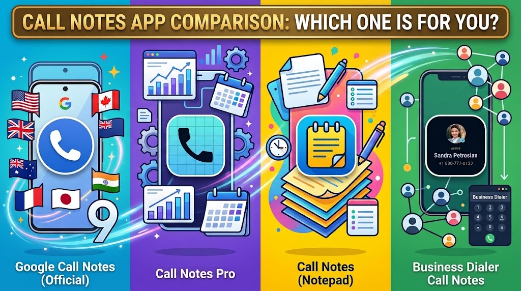 You are currently viewing Call Notes on Android: Four Things With One Name, Compared